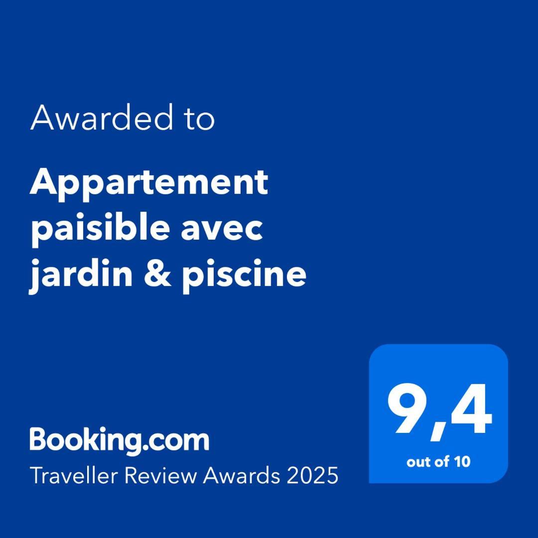 Appartement Paisible Avec Jardin & Piscine Albion Extérieur photo